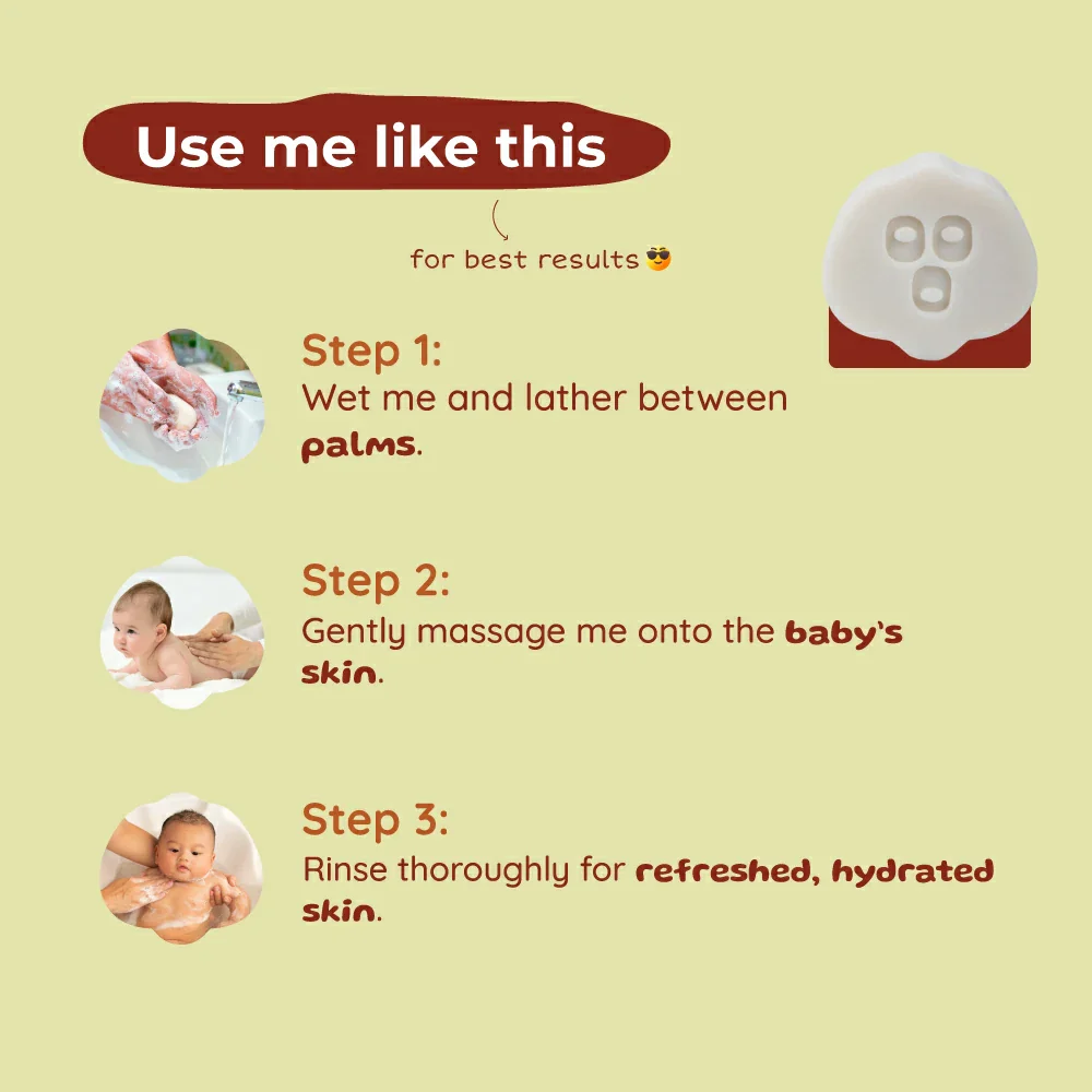 Tender Coconut Bathing Bar | Refreshes & Hydrates Baby Skin | 0+ m | 100 g - Image 6