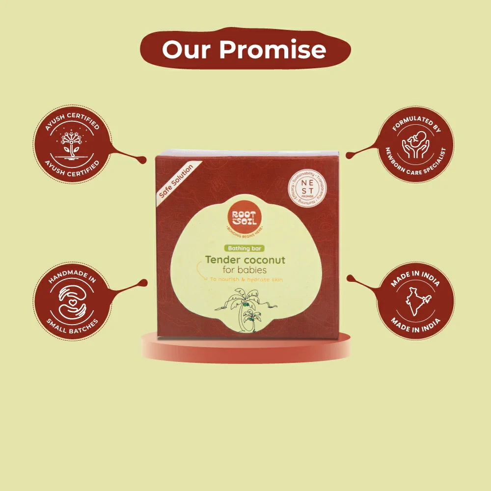 Tender Coconut Bathing Bar | Refreshes & Hydrates Baby Skin | 0+ m | 100 g - Image 7